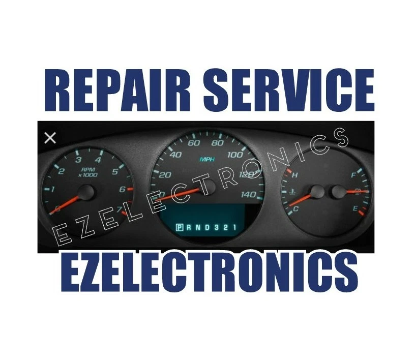 2006 TO 2011 CHEVY IMPALA INSTRUMENT CLUSTER REPAIR SERVICE - Imagem 1 de 1