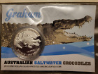 1 Oz Saltwater Crocodile Graham Silber 1 Dollar 2014 Blister