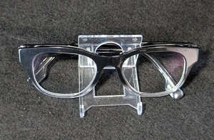 Monturas para gafas Burberry B 2306 3805 negras transparentes degradadas 52-19-145 hechas en Italia - Imagen 1 de 9
