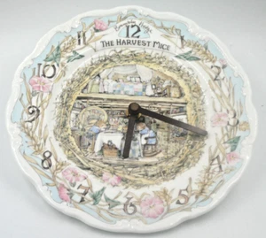 HERMOSO RELOJ DE PARED ROYAL DOULTON BRAMBLY SETO COSECHA RATONES 1ª CALIDAD - Imagen 1 de 2