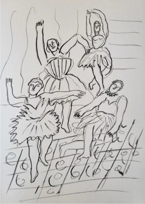 Fernand Leger  "Mes Voyages IX" Original  Lithograph Limited ed Mourlot  1960 - Image 1 of 4