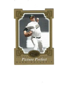 2005 Leaf Picture Perfect Die Cut #10 Mark Mulder/100 OAKLAND ATHLETICS - Foto 1 di 2