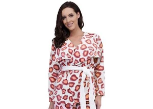 Womens Luxury Leopard Nightwear Range Pyjama Set Robes Ladies Xmas Gift Present - Picture 1 of 3