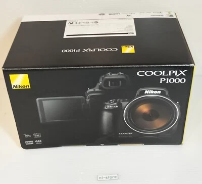 Nikon Coolpix P1000 16MP 4K Digital Camera with 125x Optical Zoom - Brand New - Image 1 of 4