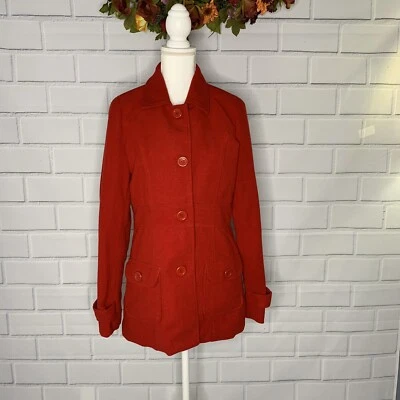 Edge Ropa Básica Chaqueta Roja Con Lana L Foto 1 de 4