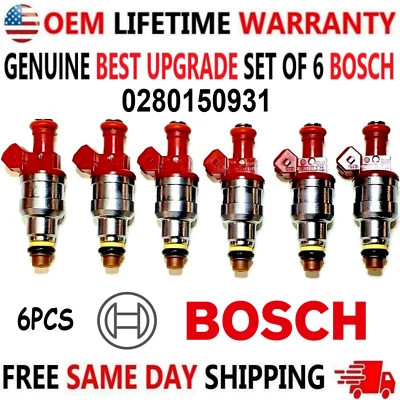 Juego de 6 inyectores de combustible originales para Ford Explorer 4,0 L V6 1993, 1994, 1995, 1996 Foto 1 de 4