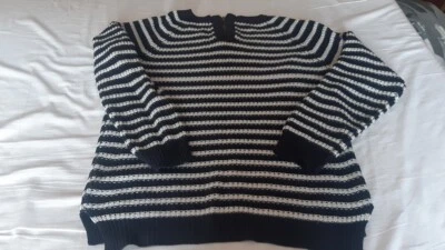 Blue Stripey Jumper Size 18 Atmosphere Plus Sizing - Imagem 1 de 4