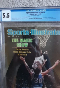 sports illustrated April, 2nd 1979 Magic Johnson Second cover CGC - Picture 1 of 4