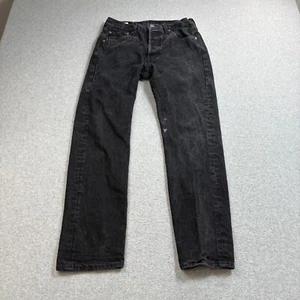 Levis Premium 501 93' Jeans Men 29(28x29) Black High Rise Denim Relaxed READ Y2K - Picture 1 of 8