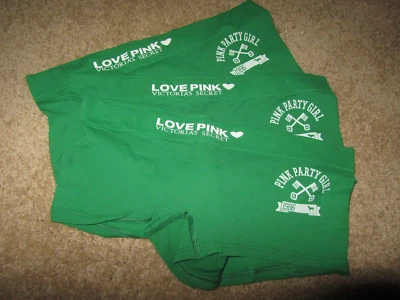 LOT 2❤XS 4 ❤️VINTAGE Victoria Secret PINK Seamless Yoga Sport Panties Boy shorts - Image 1 of 2