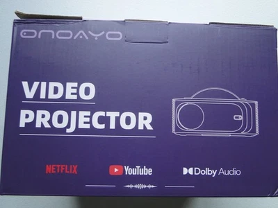 ONOAYO Smart 1080p Projector 1500 ANSI WiFi 6 Bluetooth Auto Focus - Image 1 of 4