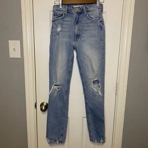 Mother Denim Jeans Superior Hi Waisted Skimp The Confession Distressed Womens 26 - Picture 1 of 2