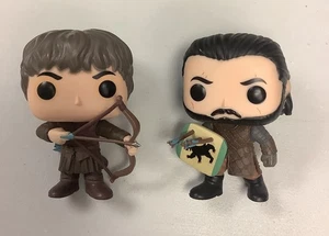 Funko Pop - Game of Thrones Battle of the Bastards - Jon & Ramsay NO BOX - Picture 1 of 5