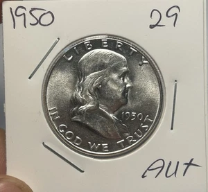 Franklin Half Dollar Münze 1950  - Bild 1 von 2