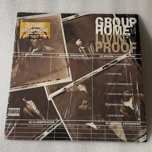 Group Home Livin Proof 2LP USoriginal Gang Starr Dj Premier Guru - Picture 1 of 6