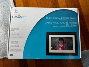 Omnitech 11.3" Digital Photo Frame USB 2.0 Connection New in Box - Picture 1 of 5