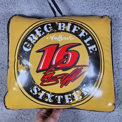 #16 Greg Biffle 2007 NASCAR AMERIQUEST COJÍN DE ASIENTO DE ESTADIO GRUESO CON ASA Foto 1 de 4