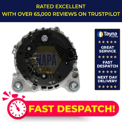 Alternator fits VW BEETLE 5C 2.0D 14 to 18 NAPA 03G903016B 03G903016BX Quality - Image 1 of 4