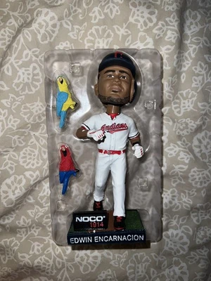 Cleveland Indians Guardians SGA Edwin Encarnacion Bobblehead NOCO 2018 - Image 1 of 2