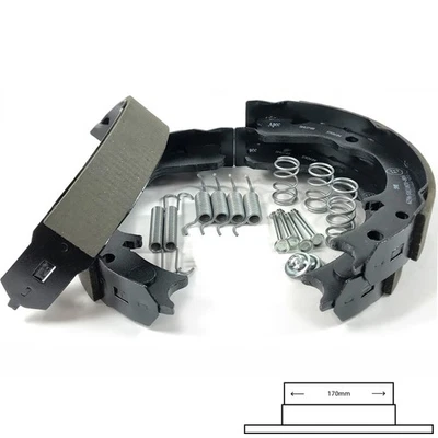 HANDBRAKE SHOES & FITTING KIT FIT: SUBARU IMPREZA GC8 GF8 93-00 170MM SFK0005A - Image 1 of 2