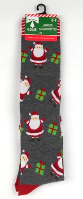 Calcetines Mujer Supreme Navidad Rodilla "Santa's Present" Talla 5-9 Verde, Rojo y Blanco Foto 1 de 4