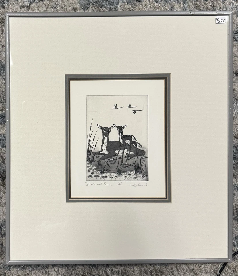 Veados e cervos Woody Crumbo 8""  - Imagem 1 de 2