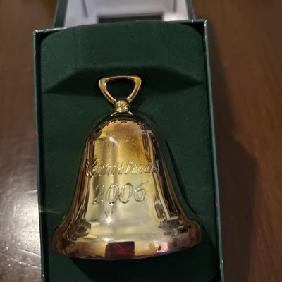 2006 REED & BARTON SILVER BELLS CHRISTMAS TRADITION SILVER PLATED BELL ORNAMENT - Image 1 of 4