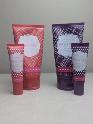 Mary Kay Loção Corporal e Bálsamo Labial Conjunto de 2 - Berry&Cream and Sugar&Spice - Imagem 1 de 4
