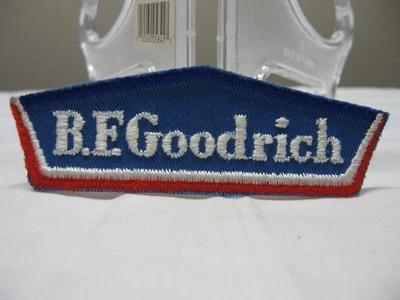 Parche cosido vintage con el logotipo de BF Goodrich Tire Company Foto 1 de 2