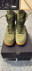 Size 8.5- Nike Sf Air Force 1 Faded Olive 2016 - Picture 1 of 7