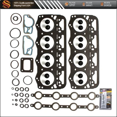 Juego de juntas de culata para Ford F-450 F-550 Super Duty 1999-2003 7,3 L V8 OHV VIN F Foto 1 de 4