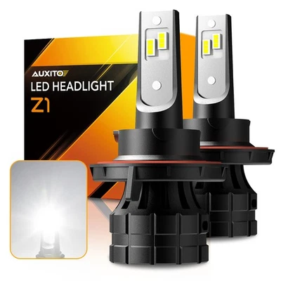 2PC AUXITO H13 Headlight LED 6000K Beam Hi/Lo Bulb Lamp White Canbus High Power - Image 1 of 4