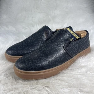 U.S. Polo Assn. women’s Slip-On Loafers Black with Brown Sol size 9.5 - Picture 1 of 9