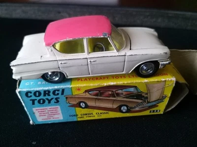 *** FORD CONSUL CLASSIC CORGI TOYS *** N. 234 CON BOX ORIGINALE - Immagine 1 di 4