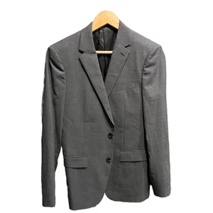 Theory Gray Virgin Wool Blend Lined Men's Blazer Sports Jacket Size 38R - Picture 1 of 4