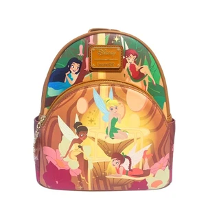 Exclusive Disney Tinker Bell Pixie Hollow Fairies Glow in the Dark Mini Backpack - Picture 1 of 8