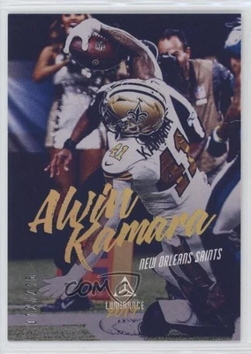 2019 Panini Luminance Gold /275 Alvin Kamara #52 - Image 1 of 2