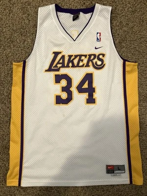 Camiseta deportiva vintage grande para hombre Nike Shaquille O’Neal Lakers Foto 1 de 4