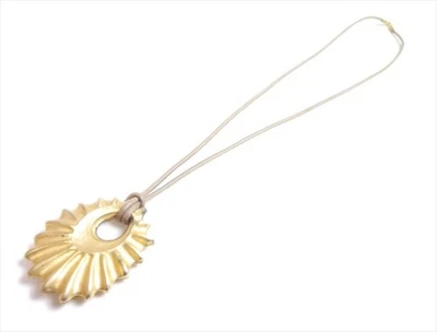 Auténtico collar de sol vintage HERMES metálico #7845 Foto 1 de 4