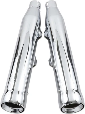 Cobra Neighbor Haters Slip-On Mufflers - Chrome Motorcycle Street Bike 6086 - Image 1 of 3