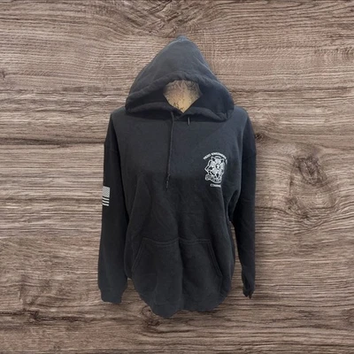 Unisex Negro Ejército 192D Ingeniero BN Batallón Pullover Sudadera con Capucha Negro Talla L Foto 1 de 4