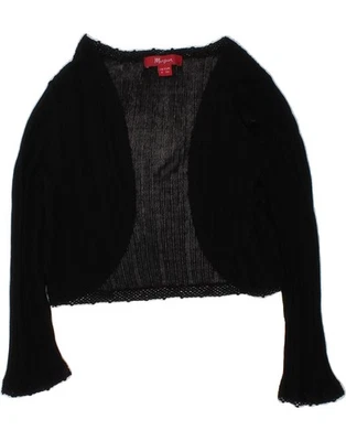 MONSOON Womens 3/4 Sleeve See Through Bolero Top UK 8 Small Black Viscose AM04 - Image 1 of 3