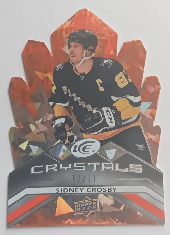 2021-22 Upper Deck Ice Orange Crystals Sidney Crosby /99 Pittsburgh Penguins - Image 1 of 2