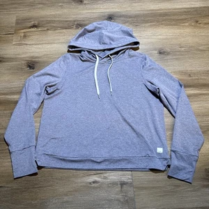 Vuori Women’s MEDIUM Halo Essential Hoodie Purple Sawyer Heather Dreamknit - Picture 1 of 11