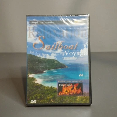 Relaxation DVD Sailboat Voyage Plus Fireplace Ambience New Sealed Good Condition - Image 1 of 4