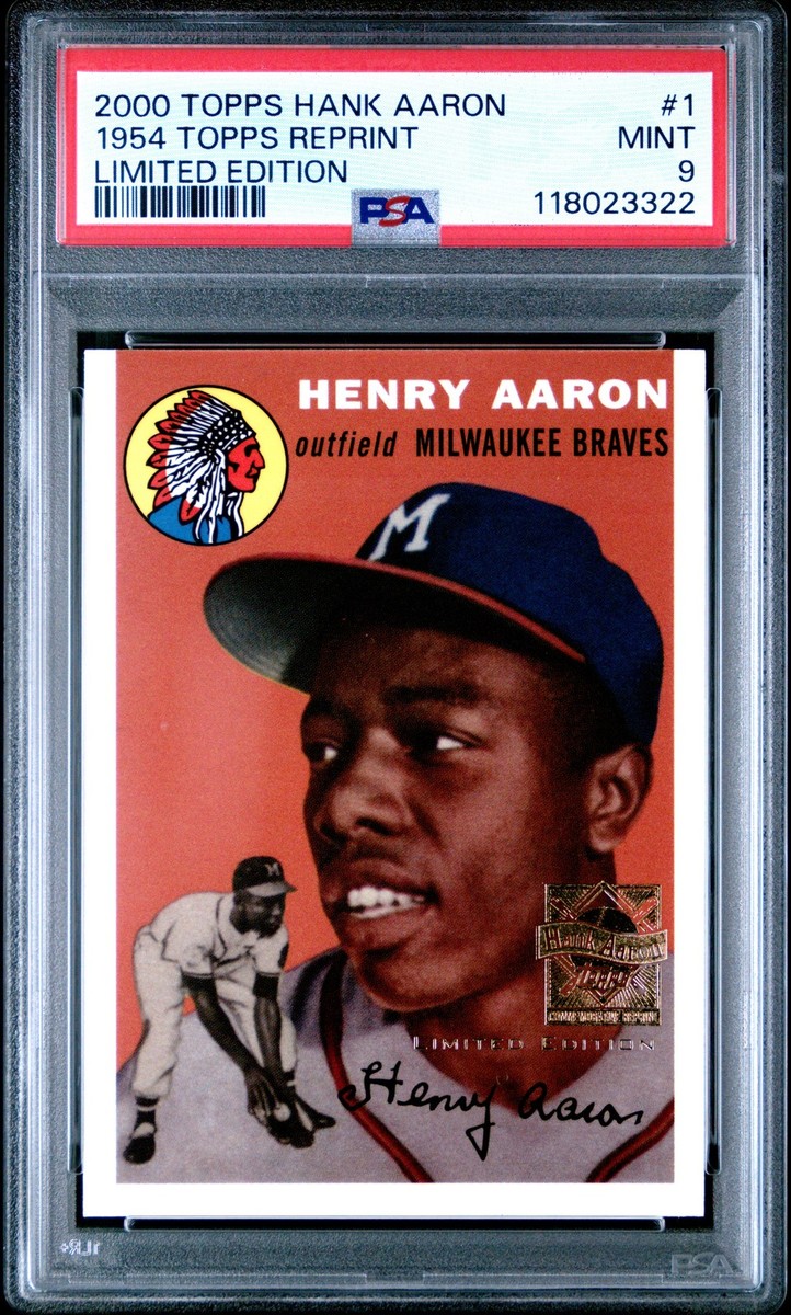topps 47 HANK AARON 野球カード Hank Aaron 1955 Topps #47 Base Price Guide - Sports Card