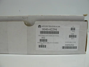 NEW AMAT APPLIED MATERIALS 0040-42294 BRACKET MTG SIDE-BOTTOM - Picture 1 of 3