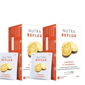 Té de hierbas Nutra Tea Reflux 20 bolsitas de té - Apoyo para la salud de la digestión, PACK DOBLE - Imagen 1 de 5