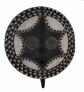 Masque Bwa Soleil planche 48 cm Burkina Faso Art primitif africain 17242 - Imagen 1 de 5