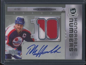 2006-07 The Cup Hockey Dale Hawerchuk #HN-DH Numeri Onorevoli Patch Auto /10 - Foto 1 di 2
